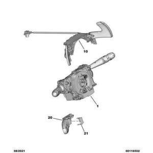 Citroen C5 Air Cross 2018-2021 Petrol Secondary Ctrl Support Block