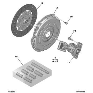 Citroen DS5 2011-2021 Petrol Clutch Slave Cylinder Stop