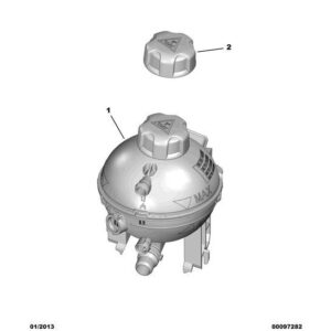 Citroen Berlingo 2018-2021 Diesel Engine Water Degassing Tank