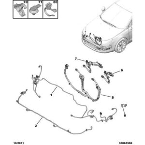 Citroen C5 2008-2021 Diesel Motor-Driven Fan Harness
