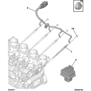 Citroen C3 2002-2005 Petrol Glow Plug Pre-Heating Box