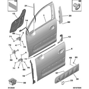 Citroen C3 2015-2021 Diesel Door Stop