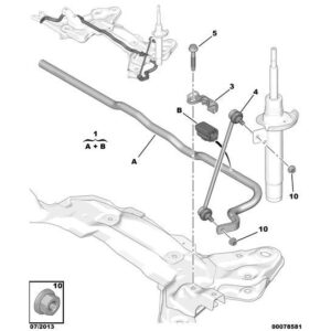 Citroen DS3 2010-2022 Petrol Front Anti-Roll Bar