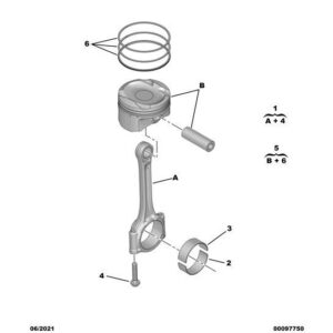 Citroen DS3 2010-2022 Petrol Conrod Half-Bearing