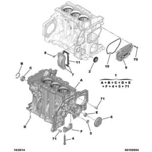 Citroen DS3 2010-2022 Petrol Cyl-Housing Cap
