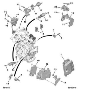 Citroen DS3 2010-2022 Petrol Electronic Box Bracket