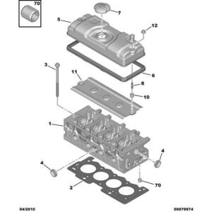 Citroen C2 2003-2007 Petrol Cylinder Head Gasket