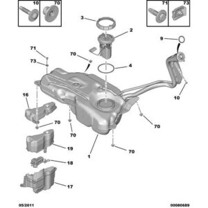 Citroen DS3 2010-2022 Diesel Flexible Fuel Additive Pouch