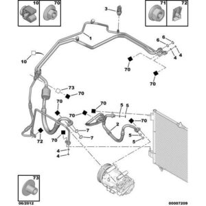 Citroen DS3 2010-2022 Petrol Dehydrator Pressure Switch