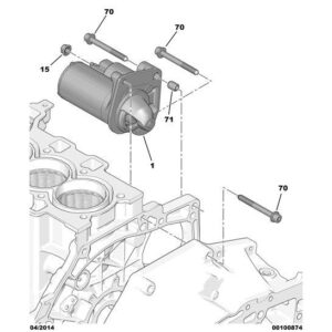 Citroen C1 2012-2014 Petrol Starter-Motor New