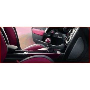 Citroen DS4 2010-2021 Gear Lever Knob For 5-Speed Manual Gearbox Purple Red Leather