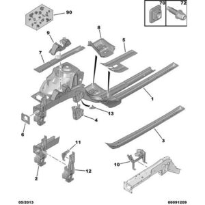 Citroen DS5 2011-2021 Petrol Engine Mounting