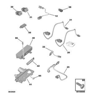 Citroen C4 Catcus 2014-2018 Petrol Usb Socket Harness