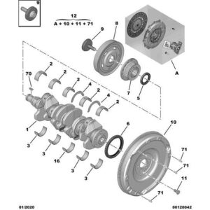 Citroen Berlingo 2015-2018 Diesel New Flywheel