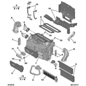 Citroen Berlingo 2018-2021 Petrol Water Evacuation Box