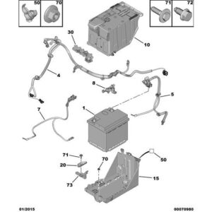 Citroen Berlingo 2015-2018 Diesel Battery Charge Status Unit