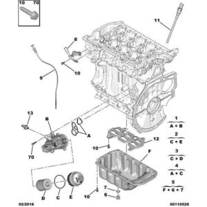 Citroen C4 2010-2013 Petrol Engine Oil Pressure Switch