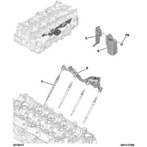 Citroen Berlingo 2018-2021 Diesel Preheater Box Bracket