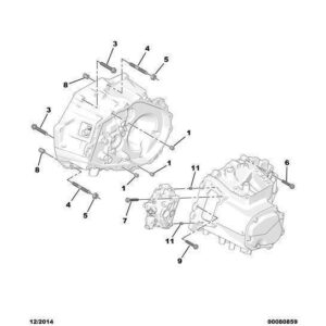 Citroen Berlingo 2018-2021 Petrol Gear-Box Housing Stud