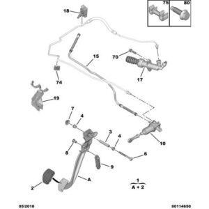 Citroen Berlingo 2015-2018 Petrol Pipe Support