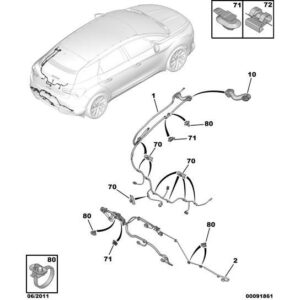 Citroen DS5 2011-2021 Petrol Bumper Harness