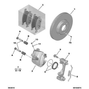 Citroen Dispatch 2016-2020 Diesel Ventilated Brake Disc