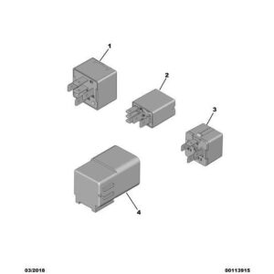 Citroen Berlingo 2008-2012 Petrol Electric Relay
