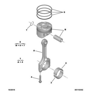 Citroen C5 Air Cross 2018-2021 Petrol Engine Connecting Rod Bolt