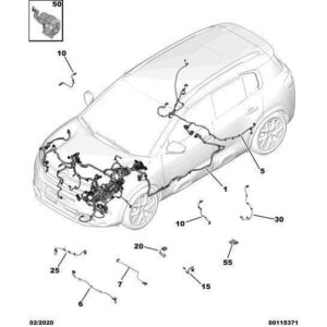 Citroen C5 Air Cross 2018-2021 Petrol Sensor Harness