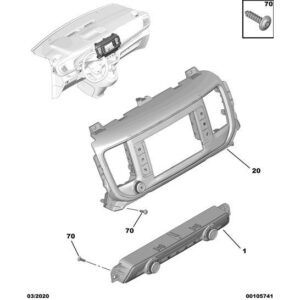 Citroen Dispatch 2016-2020 Diesel Telematic Receiver Control