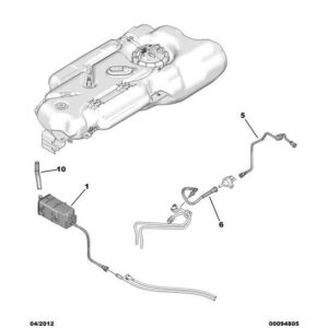 Citroen C4 Catcus 2014-2018 Petrol Ess Vapor Absorber