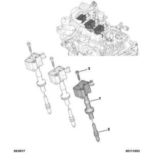 Citroen Berlingo 2018-2021 Petrol Engine Ignition Coil