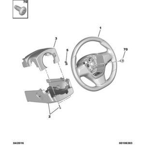 Citroen Dispatch 2016-2020 Diesel Steering Column Half-Jacket