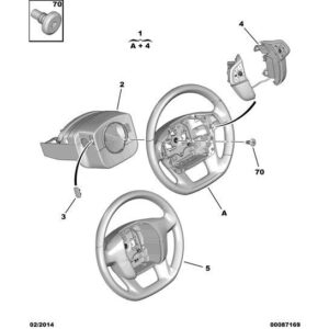 Citroen DS4 2010-2021 Petrol Vmf Integral Switch Module