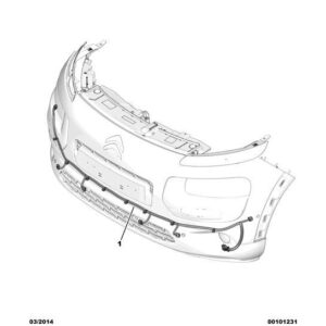 Citroen C4 Catcus 2014-2018 Petrol Bumper Harness