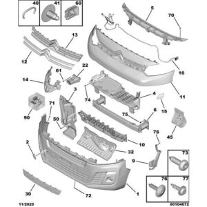Citroen Dispatch 2016-2020 Diesel Bumper Absorber