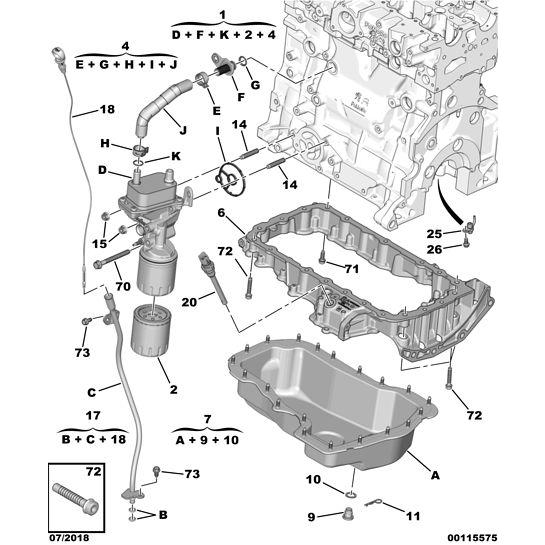 Citroen Relay 20062019 Diesel Engine Oil Gauge 98 099 731 80