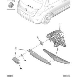 Citroen Berlingo 2015-2018 Petrol Window Wiper Motor Spacer