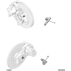Citroen C5 Air Cross 2018-2021 Petrol Wheel Abs Sensor