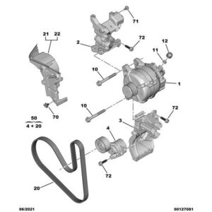 Citroen Berlingo 2018-2021 Diesel Alternator Protector