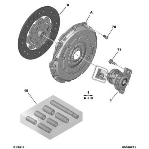 Citroen DS4 2010-2021 Petrol Clutch Kit