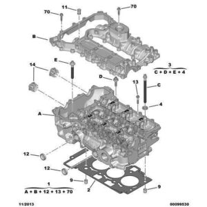 Citroen Berlingo 2015-2018 Petrol Cylinder-Head Expanding Plug