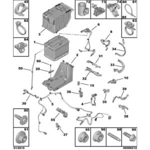 Citroen Berlingo 2015-2018 Petrol Battery Charge Status Unit