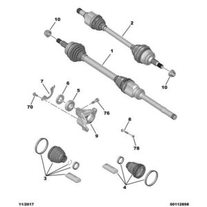Citroen Berlingo 2018-2021 Diesel Drive-Shaft