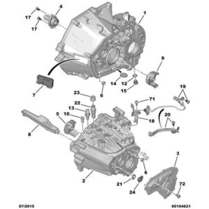 Citroen Berlingo 2018-2021 Diesel Manual Gear-Box Cover Gasket