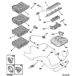 Citroen C5 Air Cross 2018-2021 Petrol Telematic Receiver Control