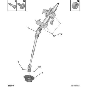 Citroen Dispatch 2016-2020 Diesel Steering Column Seal