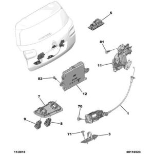 Citroen C5 Air Cross 2018-2021 Petrol Assembly Striker