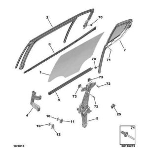 Citroen C5 Air Cross 2018-2021 Petrol Electric Control Window Lifter