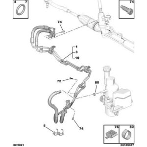 Citroen Dispatch 2016-2020 Diesel Steering O-Ring Seal
